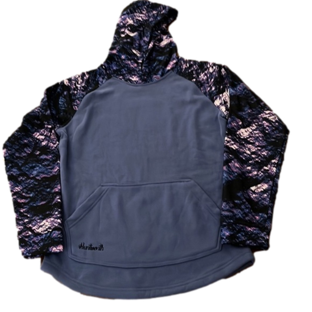 HUNTWORTH Purple Contrast Performance Hoodie